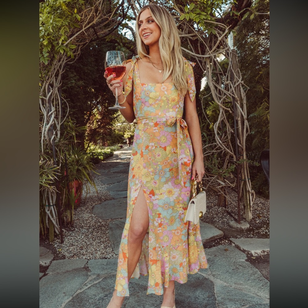 Show me your mumu Claire Midi Dress